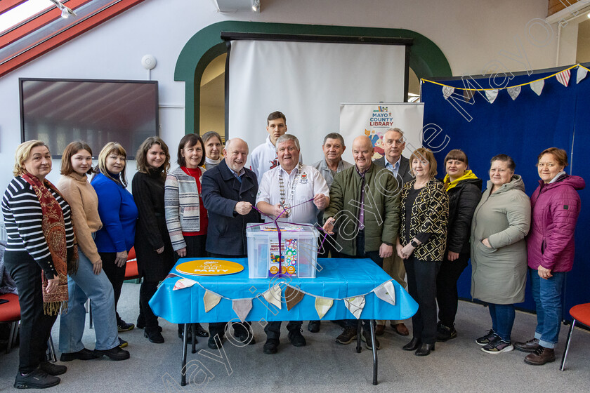 Party-Box-Launch-at-Castlebar-Library-0017-0001-2024-0008 
 Keywords: Ann Moore, Austin Vaughan, Castlebar, Cllr Michael Kilcoyne, Cllr Michael Loftus, Cllr. Blackie Gavin, Environment, Launch, Library, Mary Forde, Mayo Library, Party Box