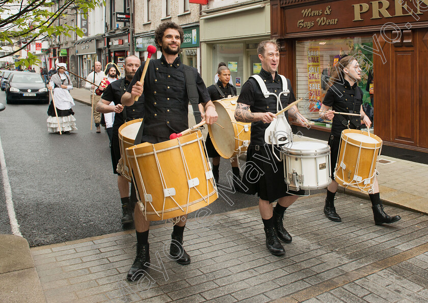 Mayo-Day-Saturday-2015 1668 
 The drummers and General Humbert make their way to Market Square on Mayo day for a preformance called "The General" which showcased the best Of Irish Dance, Music and Singing. Pic: Michael Mc Laughlin