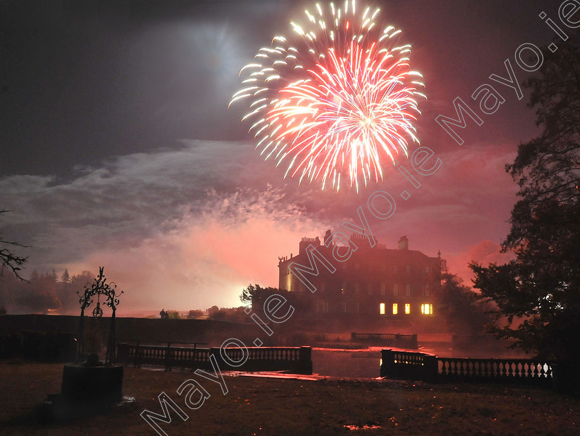 Westport-House-Fireworks-Display 
 A Great crowd of visitos and locals gathered to watch the Sky light Up as Westport House marked the start of Halloween with a Fireworks Extravaganza on the front lawn on sunday evening. ..Pic Conor McKeown.