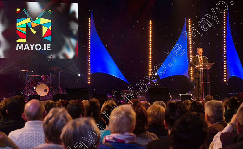 Mayo-Day-Saturday-2015 1998 
 Cathaoirleach Mayo County Council Damien Ryan's address at Mayo Day Live in the Royal Theatre castlebar for the Mayo Day Celebrations. Pic: Michael Mc Laughlin