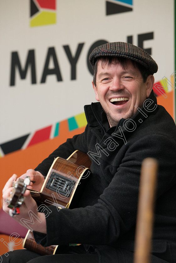 Mayo-Day-Saturday-2015 1805 
 A large crowd gather to see "The General" the story of Humberts Arrival in Kilalla which led to The races of castlebar, the show on Market Square castlebar showcased the best Of Irish Dance, Music and Singing for the Mayo Day Celebrations. Pic: Michael Mc Laughlin