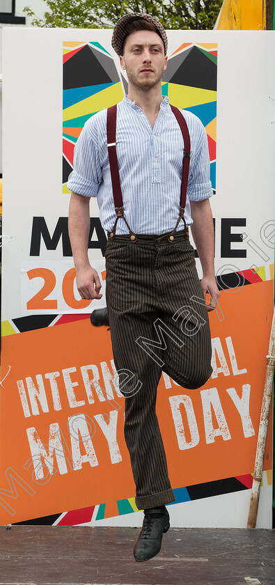 Mayo-Day-Saturday-2015 1732 
 A large crowd gather to see "The General" the story of Humberts Arrival in Kilalla which led to The races of castlebar, the show on Market Square castlebar showcased the best Of Irish Dance, Music and Singing for the Mayo Day Celebrations. Pic: Michael Mc Laughlin