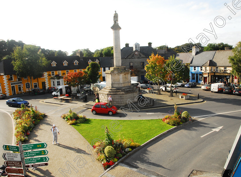 The-Octagon-Westport 
 A view of the Octagon, Westport Co Mayo..Late Summer in Westport..Photograph by Conor McKeown.